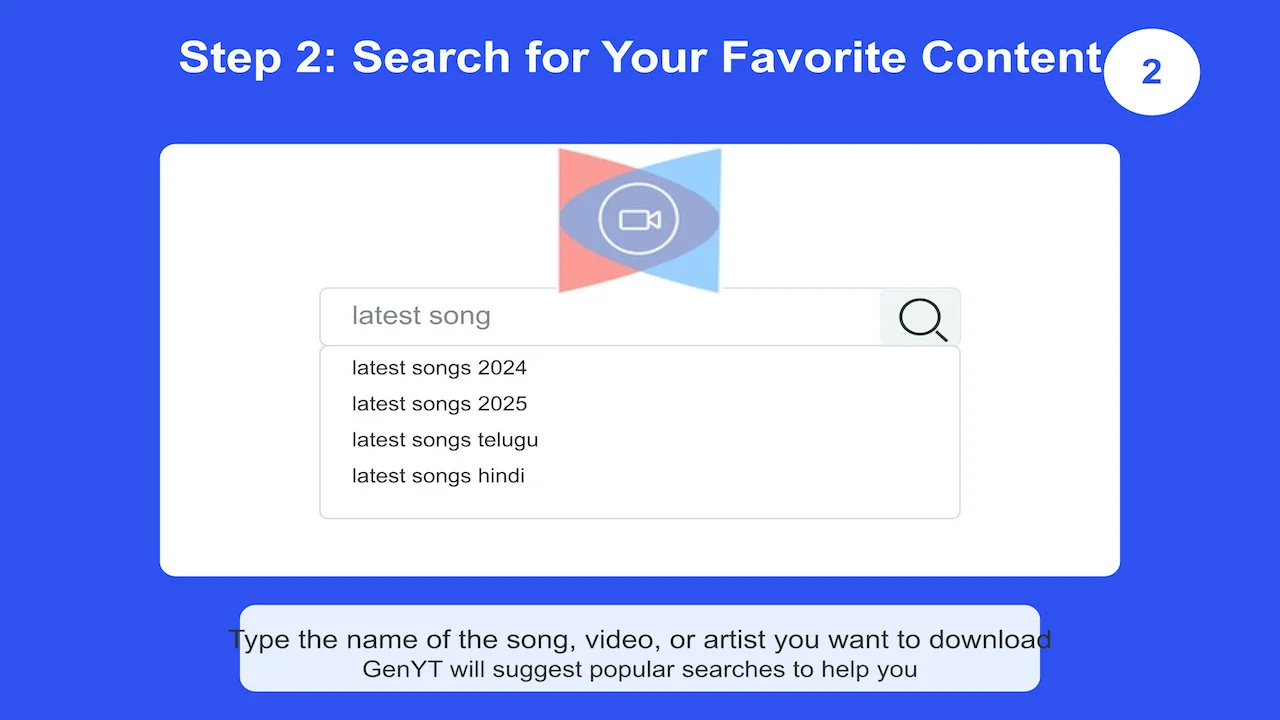 GenYT Pro (GenYoutube) content search interface